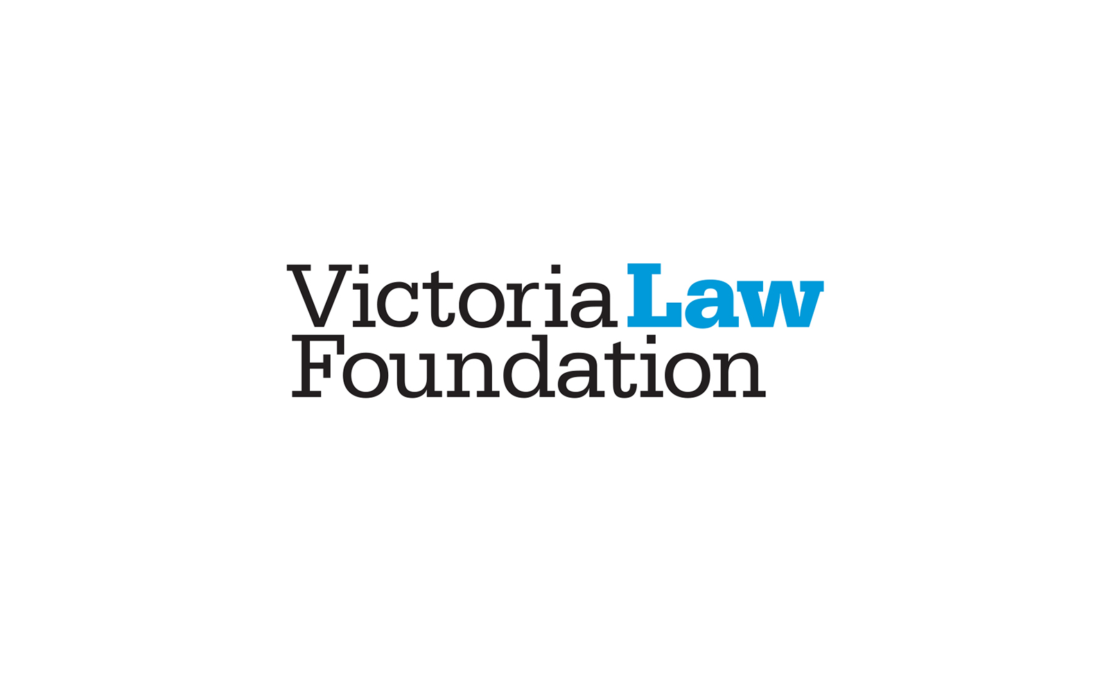 Victoria Law Foundation logo branding design